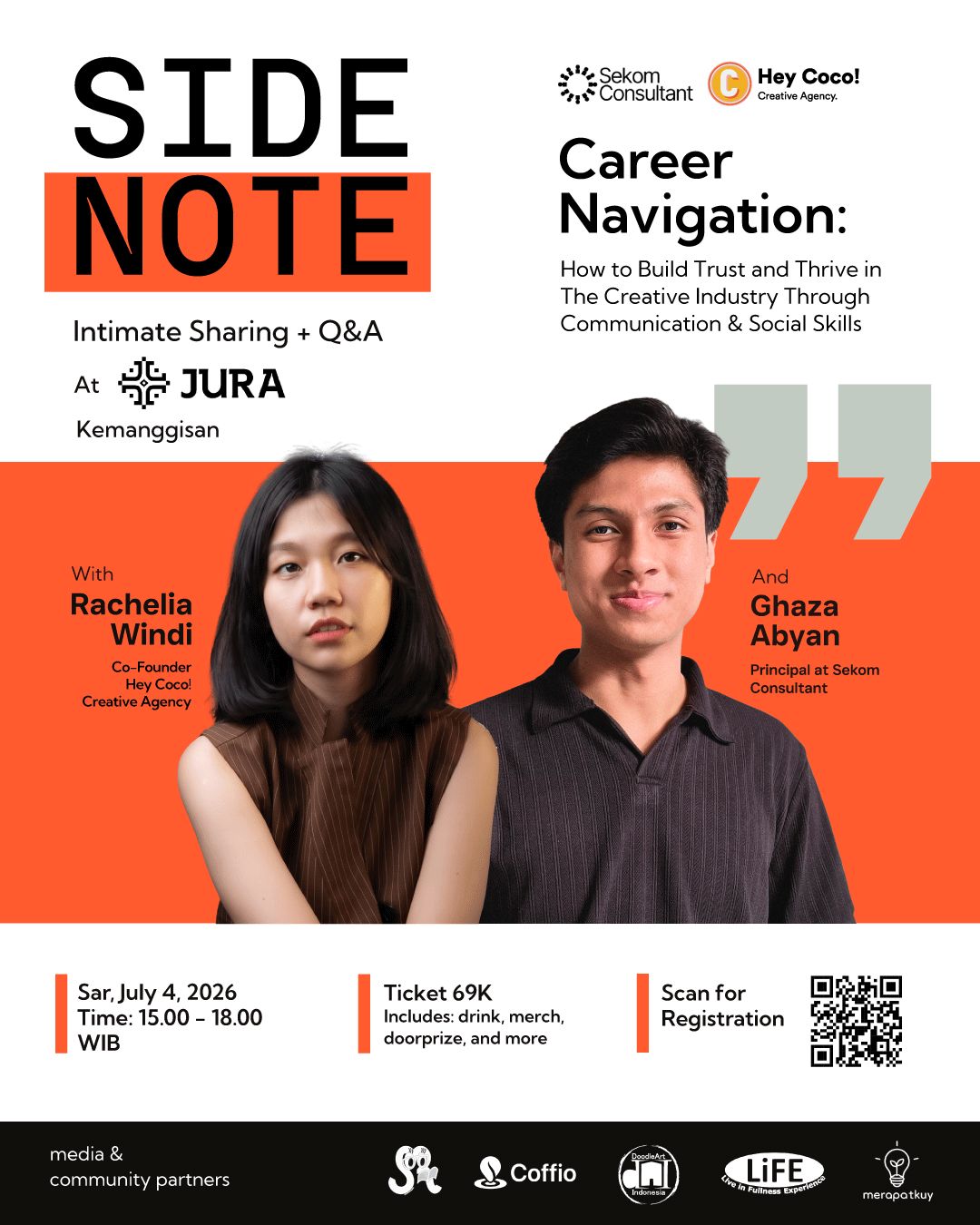 Side Notes: Career Navigation - How to Build Trust and Thrive in the Creative Industry Through Communication & Social Skills