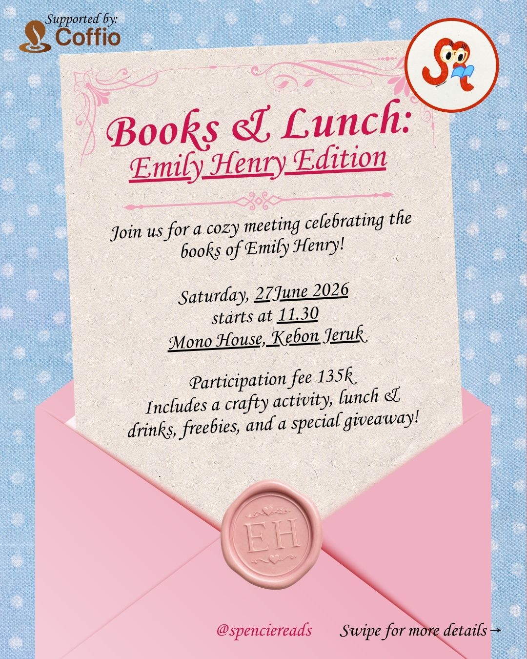 Books & Lunch: Emily Henry Edition