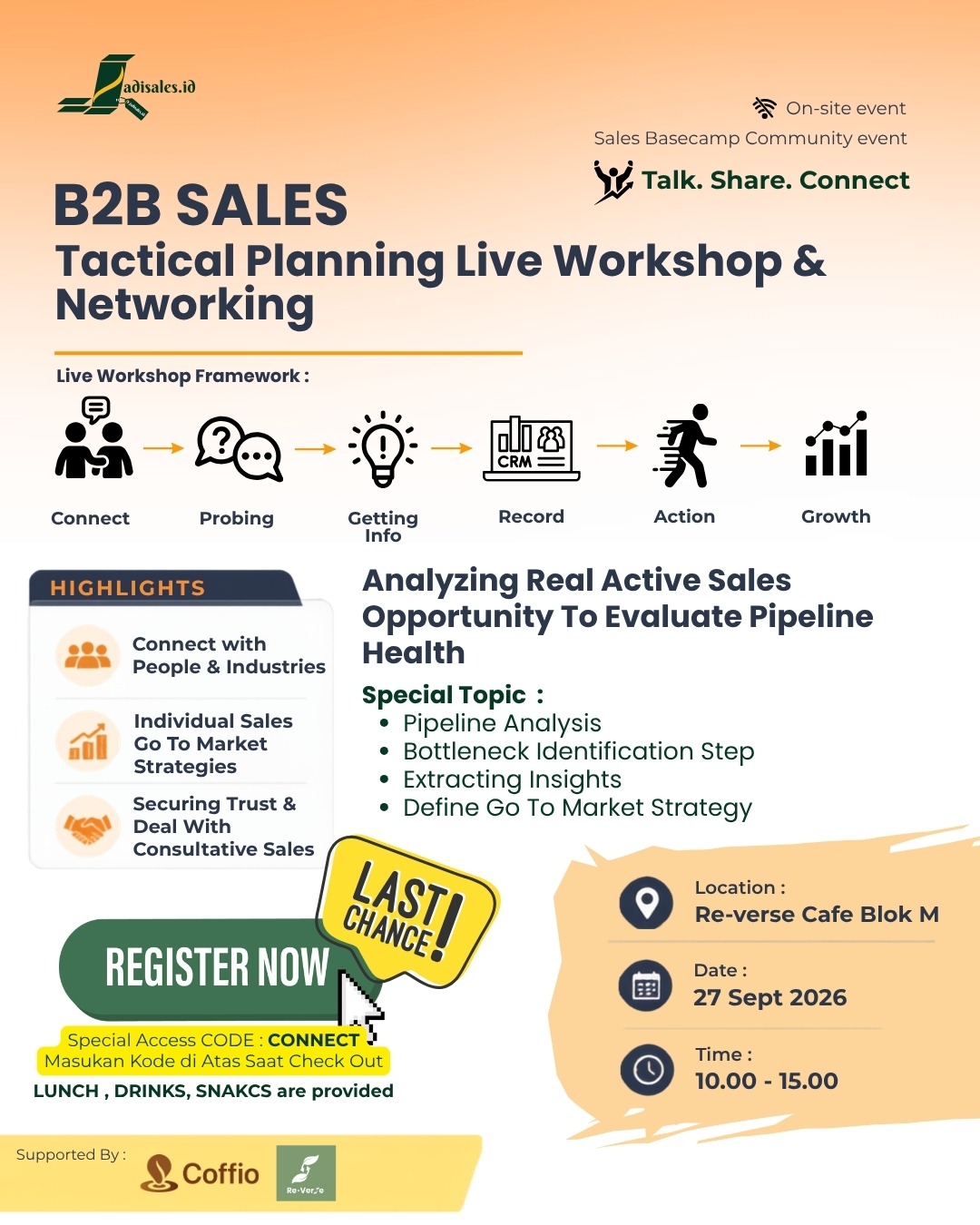 B2B Sales Exclusive Lunch Networking Event by Jadisales.id